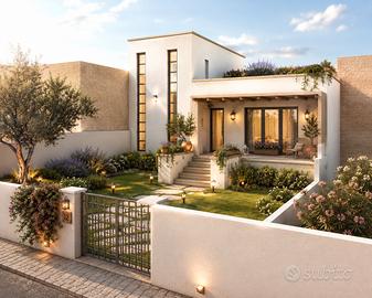 Terreno edificabile 414 mq con progetto approvato