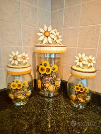 Set Barattoli Ceramica 