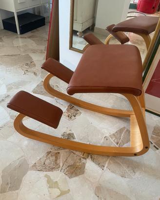 Sedia ergonomica Stokke Variable Balance in pelle