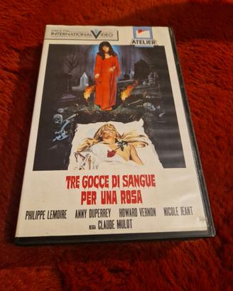 VHS - Tre gocce di sangue per una rosa - Galafilm
