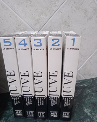 Videocassette VHS "LA GRANDE STORIA DELLA JUVE"