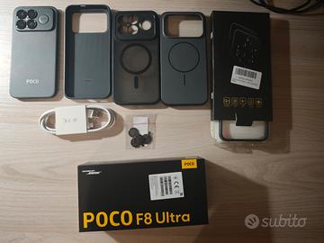 Poco F8 Ultra + accessori estetica perfetta 12/256