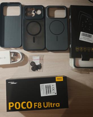Poco F8 Ultra + accessori estetica perfetta 12/256