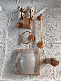 ACCESSORI BAGNO IN LEGNO 