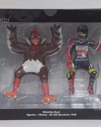 Minichamps rossi figurino barcelona 1998 con pollo