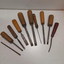 scalpelli per legno vintage