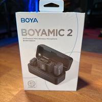 Microfoni wireless BOYA MIC 2 professionali