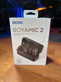 Microfoni wireless BOYA MIC 2 professionali