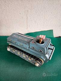 GIOCO CARRO ARMATO VINTAGE IN LATTA ANNI 60 GYRO