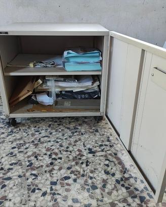 Mobiletto cassettiera contenitore porta stampante