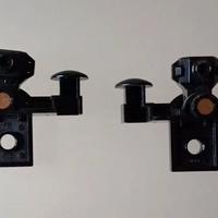 Lego 2 magneti treno frizione ferrovia buffer