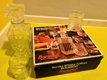 Bormioli set whisky bourbon kit vetro
