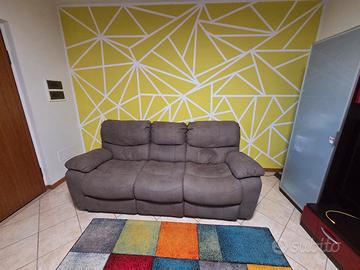 divano reclinabile elettrico 3 posti