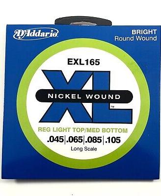 D'Addario Corde Basso Nickel Wound - 45-105 Long