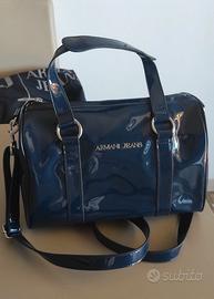 Borsa Armani Jeans blu elettrico