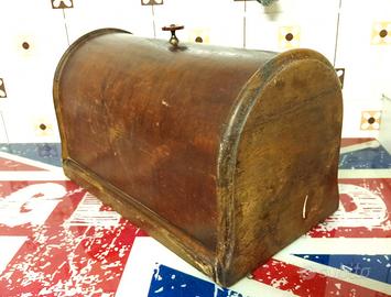 copri macchina da cucire in legno