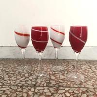 Set 4 calici in vetro NUOVI