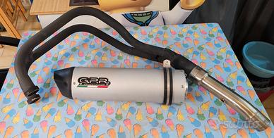 Scarico GPR omologato Kawasaki ER-5 01-03 completo
