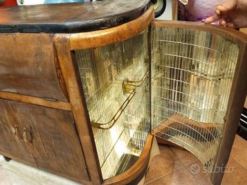 mobile bar in radica