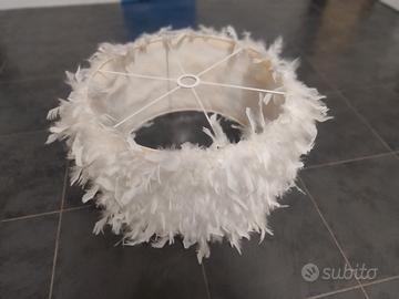 Paralume per lampadario a piume