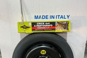 Kit completo con sacca, crick, chiave e guanti