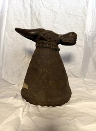 Copricapo BIJAGOS, Guinea Bissau – Pelle, vimini