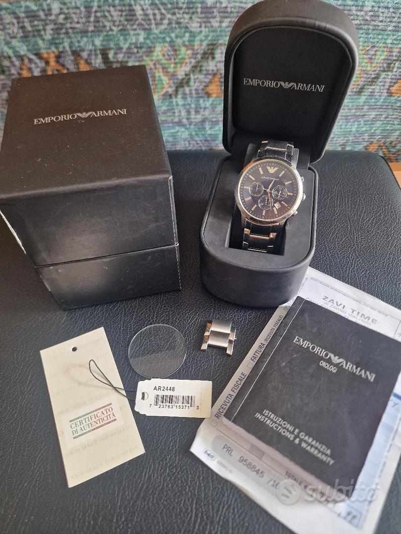 Orologio Emporio Armani AR2448 Da Revisionare Abbigliamento e Accessori In vendita a Caserta