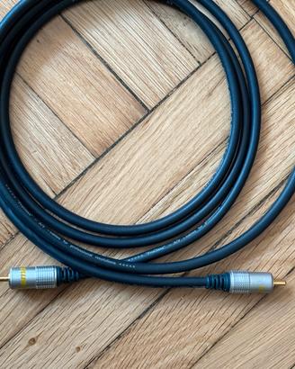 Cavo audio coassiale “Gold Quality”