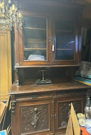 Mobile antico credenza libreria