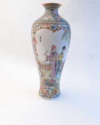 Vaso in porcellana fine cinese traslucida guscio