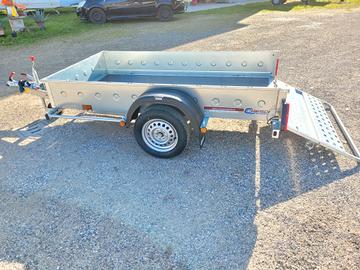 CARRELLO RIMORCHIO CRESCI PT6C CON RAMPA SALITA