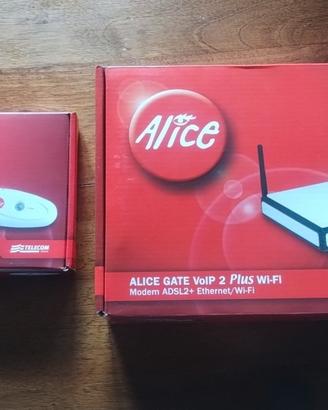 Modem Router Alice VoIP 2 Plus 