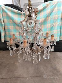 Lampadario cristallo