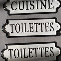 targhe decorative in stile vintage