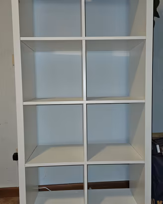 KALLAX  libreria
Saffale, lucido bianco, 77x147 cm