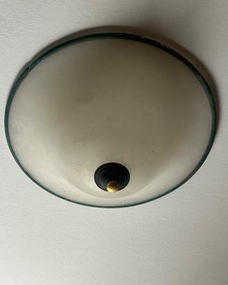 Plafoniere vetro 35 cm 6 pezzi usate funzionanti