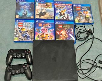 Ps4 slim 500gb -2 controller-7 giochi