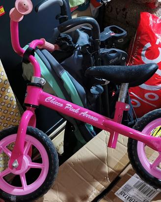Bicicletta senza pedali per bambina