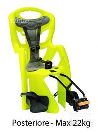 Seggiolino Nuovo Posteriore bambini x bicicletta