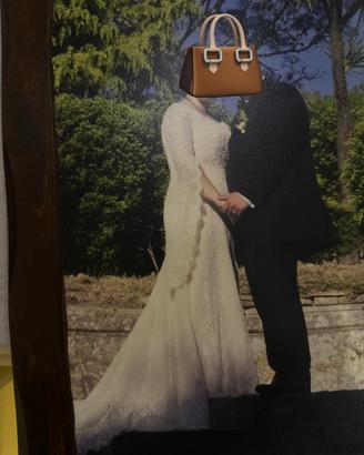 Abito da sposa taglia 48 in pizzo