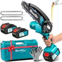 SEESII Mini Motosega a Batteria 8000mAh, 900W