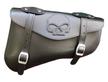 Borsa Pelle Virginia Skull Nera per Moto Custom Ha