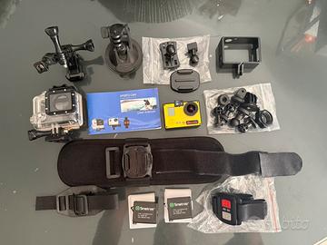 Action cam sport Amkov full hd micro sd subacquea