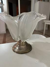 Centrotavola in vetro satinato Ferza