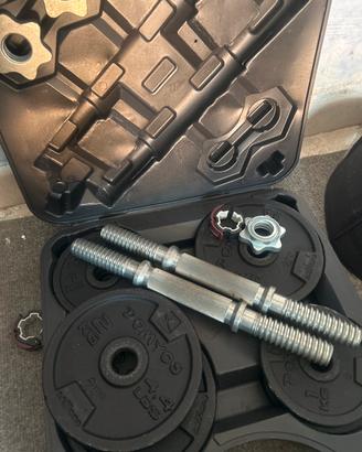 Pesi di varie misure  da palestra con bilancere