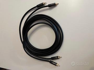 Cavo RCA Stereo 3m 2X RCA M 2X RCA M