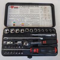 Assortimento bussole Wurth 32pz cricchetto 1/4