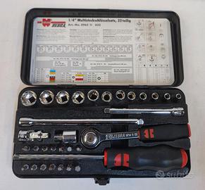 Assortimento bussole Wurth 32pz cricchetto 1/4