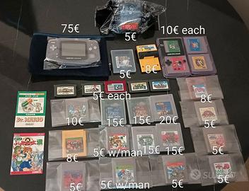 Nintendo GBA + GBA/GB (Giapponese)