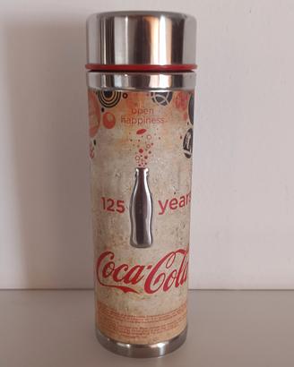 Borraccia Coca-Cola vintage 125 Years 23x7,5 cm